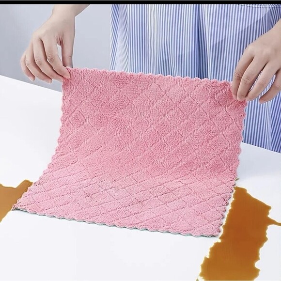 Wash cloth ultra absorbent set household cleaning quick dry cloth - Picture 4 of 4